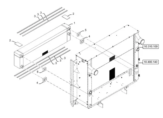 47385035 - Радиатор масляный CX8080 с 13г.в.