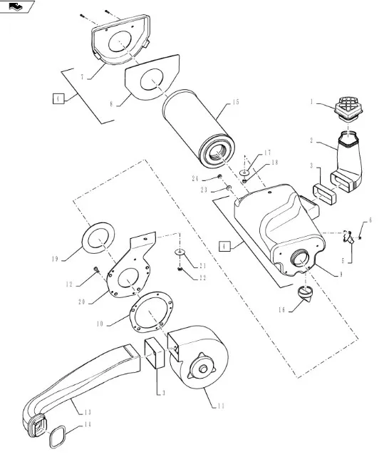 255236A3 - Сетка воздуховода конд. TGT8./Mg.